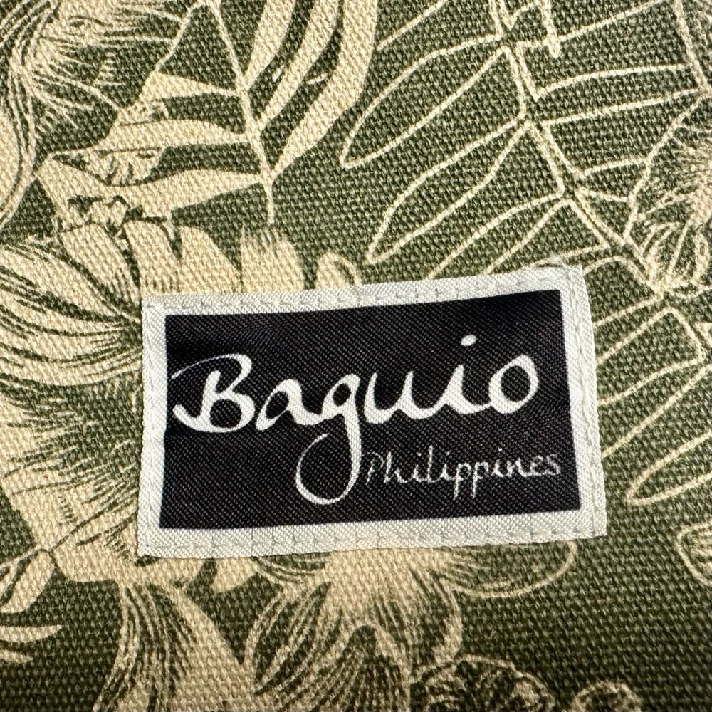Floral Green Baguio Philippines Cosmetic  Pouch